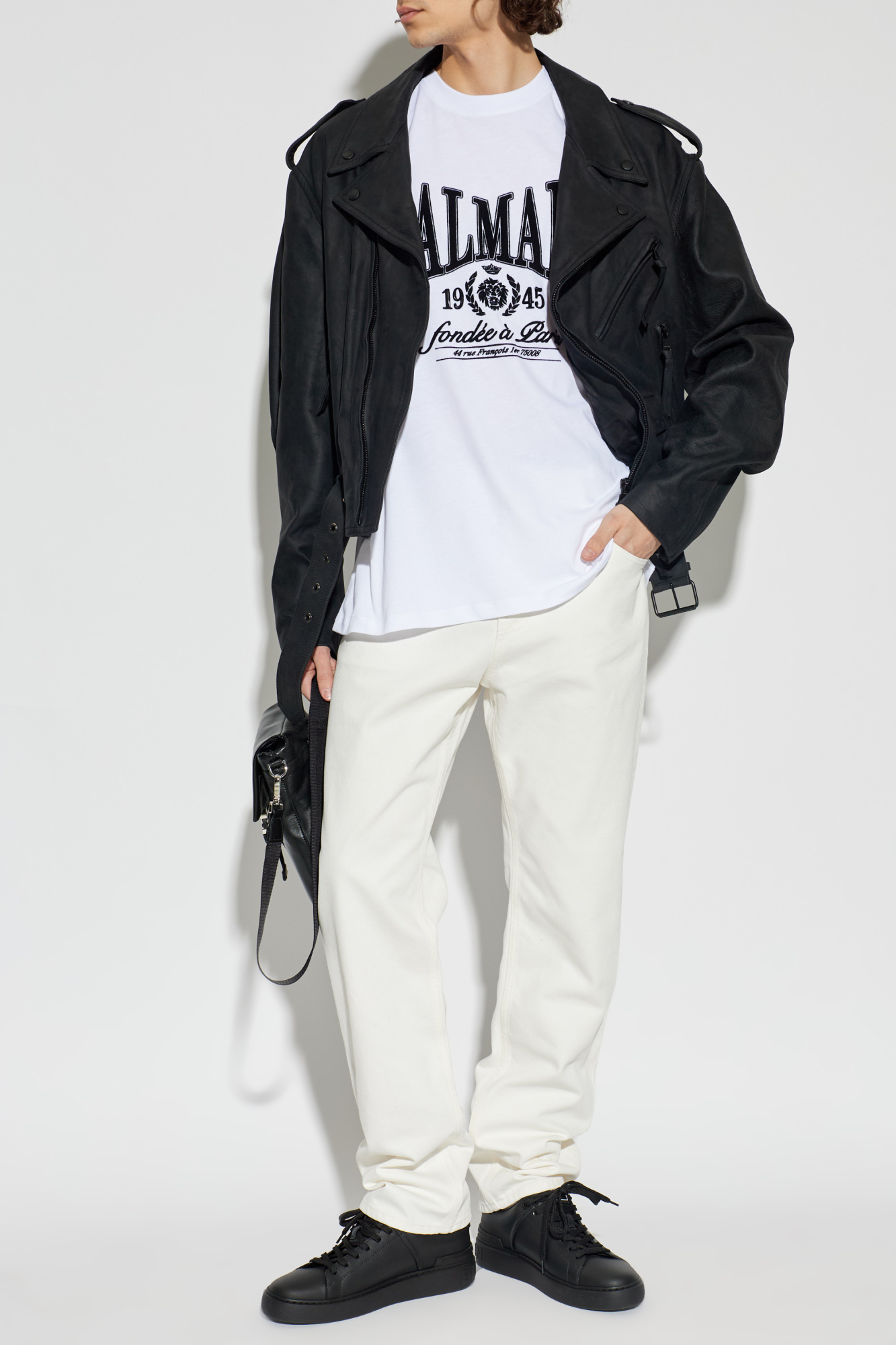 Balmain Leather jacket | Men's | Vitkac